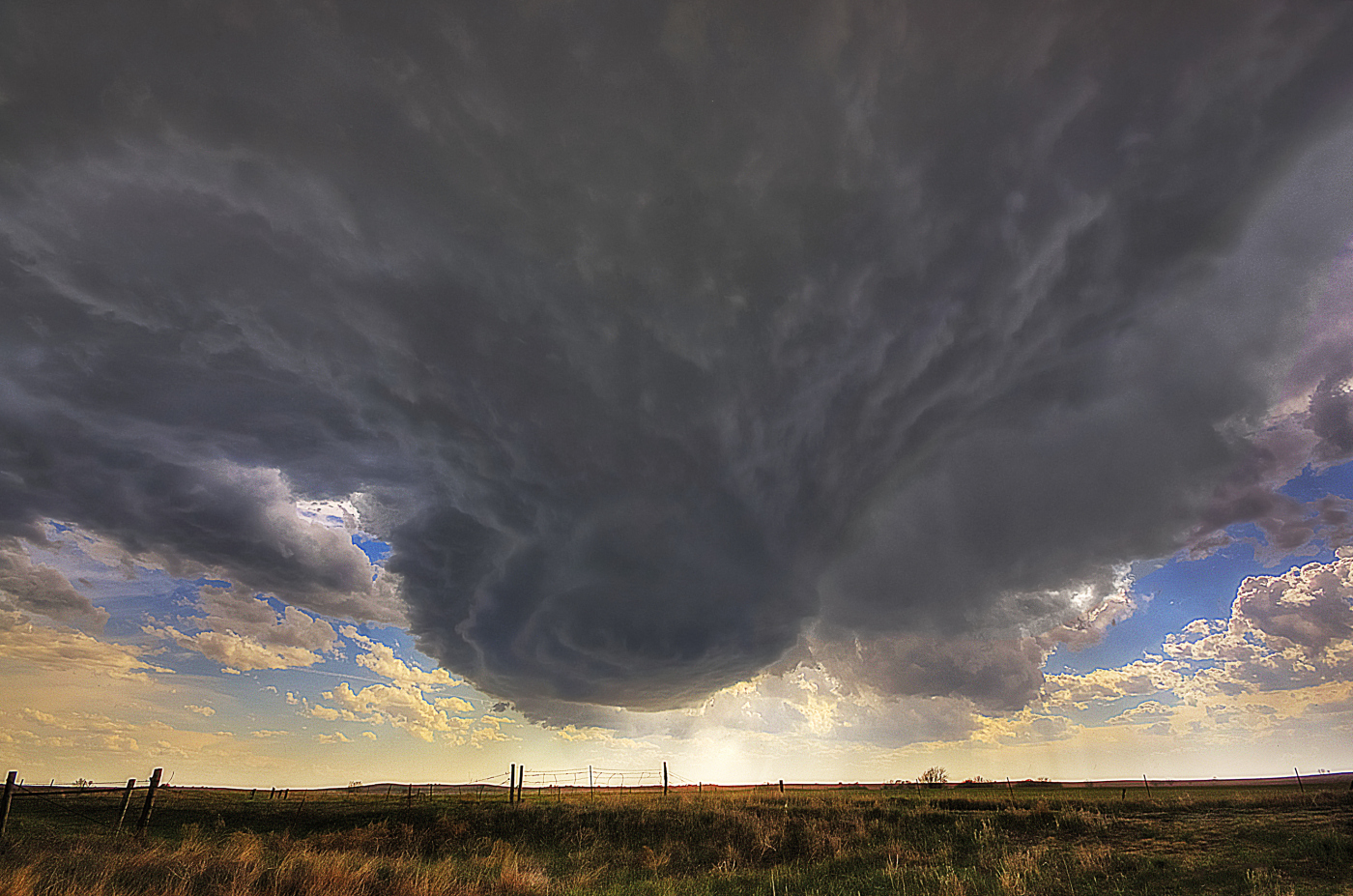 A massive low precipitation supercell..one of the most picturesque I have ever witnessed in person near Ashland Kansas. May 2013.