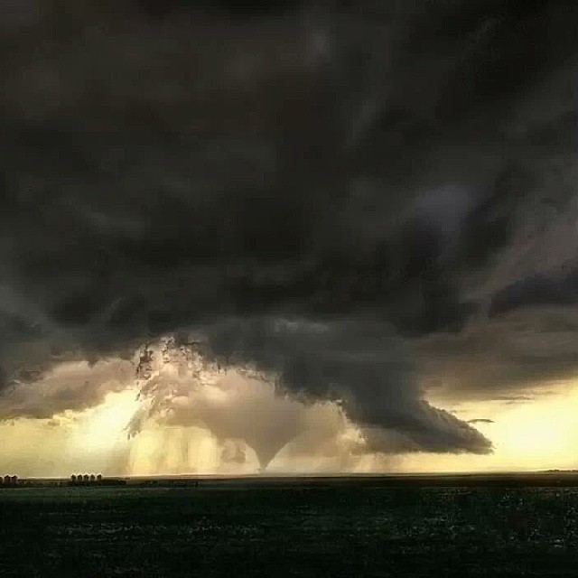 Cone tornado near Moose Jaw Canada June 2012. ©Zach Roberts #adventure #beautiful #Canada #MooseJaw #pics #photography