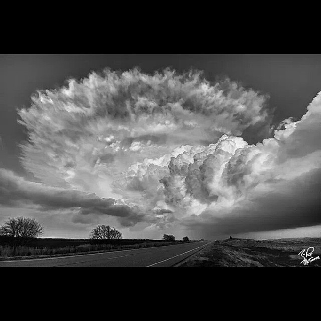B&W "Around the Bend" April 2013 #GreatBend  #Kansas #kansasphotos #pics #photography