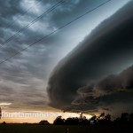 The structure of this storm could certainly have nearly passed, for a being scene straight out of Independence Day, as this storm loomed near St. Paul, NE, on June 3rd, 2010.