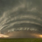03-06-2013 Near Booker in Texas. A lot of storm chasers were there also