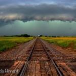 ARide into the storm. June 8, 2013 near Russell, Kansas.