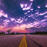 Sunset with Mammatus Clouds in near Glen Rose, Texas last Spring. I like to use a ND filter to take out glare and it really clears the shot up a lot.