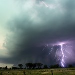 Ground Scraping Supercell on the Eastern Darling Downs, Queensland, Australia on November 17th, 2012