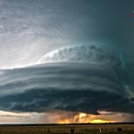 May 10, 2014 Severy, KS Some epic structure just before sunset in southeast KS.