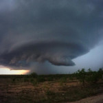 Today in West Texas while we were on this dirt road. It was amazing.