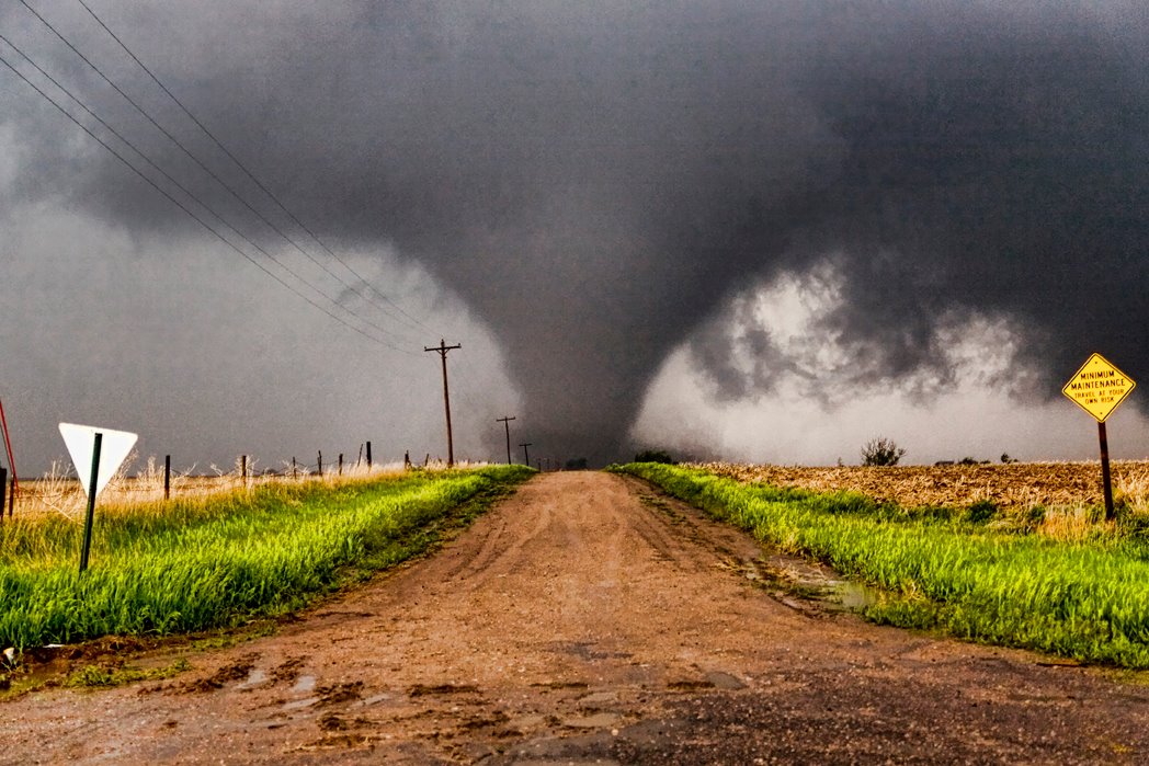 May 23rd, 2008. Near Quinter KS. This would be known as Quinter 1 as another tornado tracked almost in the same spot just over an hour later.
