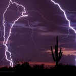Stuck in The Middle - monsoon storm in Tucson, Arizona. Shot at F16 for 30 seconds at ISO 100.