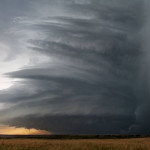 Texas Panhandle Magic on 22 June 2014. This supercell thunderstorm rolled south for about 4 hours from the eastern Oklahoma Panhandle down to Canadian, TX. This image was captured near Lipscomb, TX.