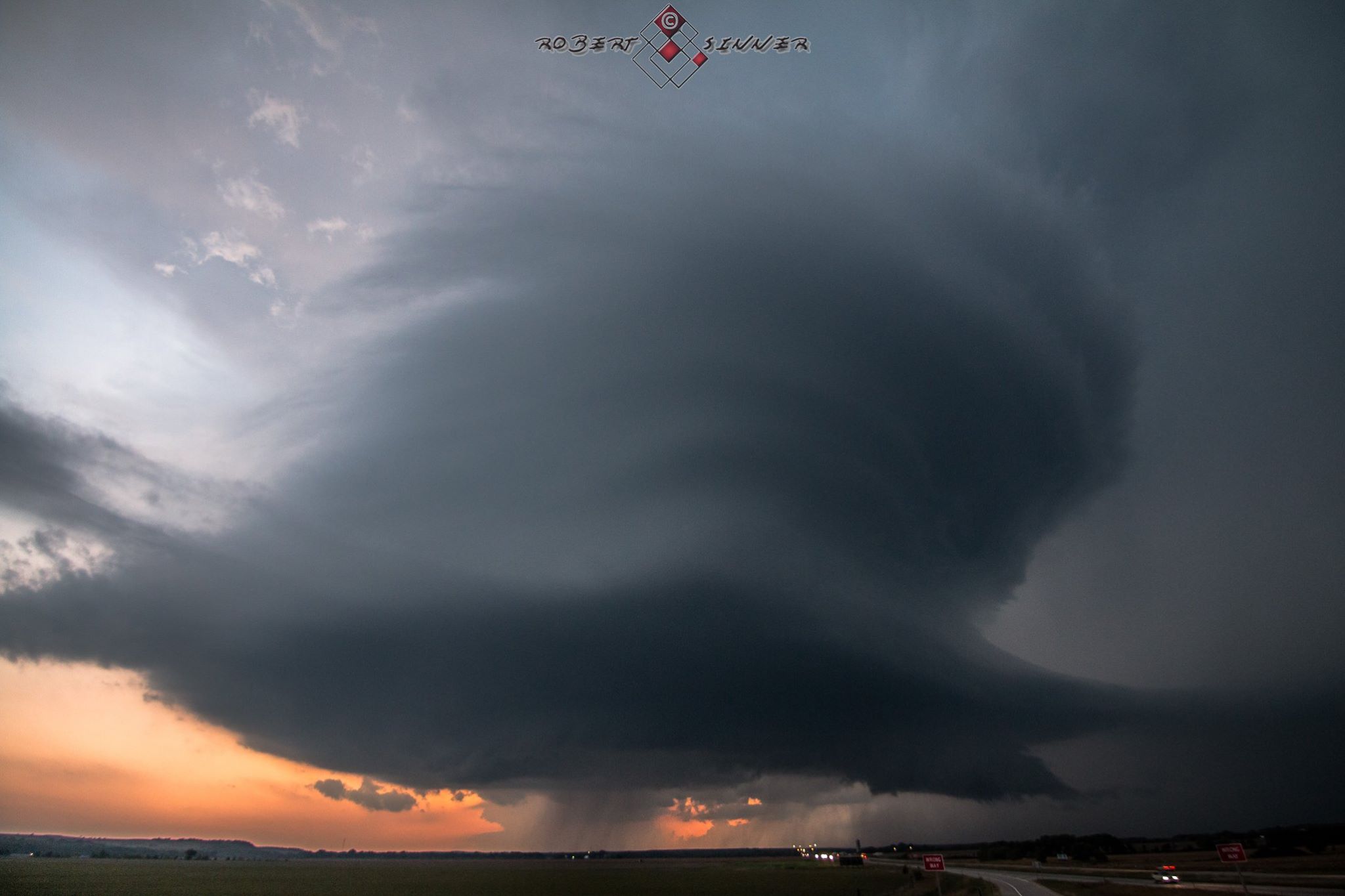 10-1-2014 west of Paxico, KS gorgeous meso on this
