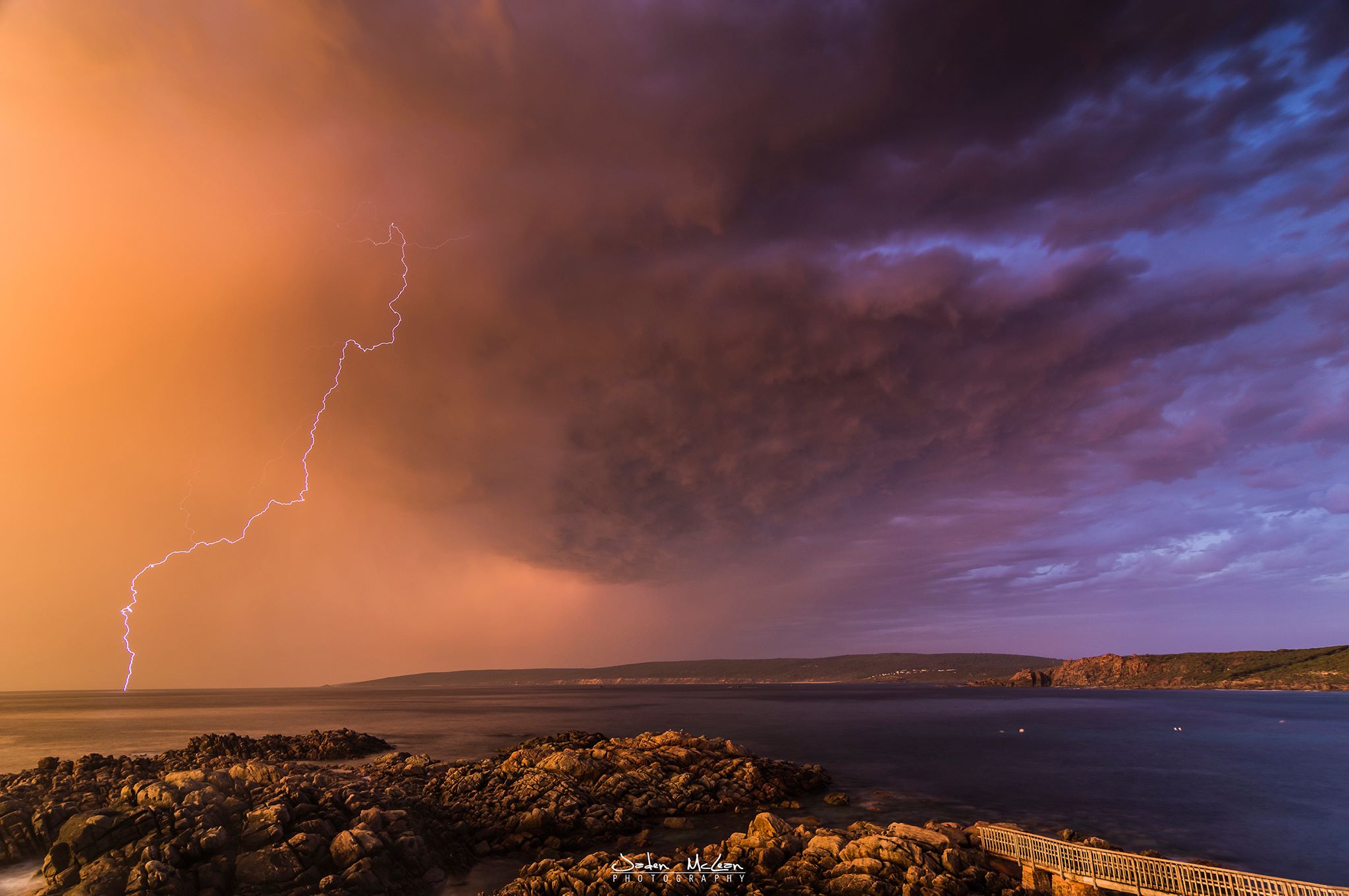 Image from 3rd February 2015, Yallingup, Western Australia. Was an awesome sunset lightning show. Image from 3rd February 2015, Yallingup, Western Australia. Was an awesome sunset lightning show.