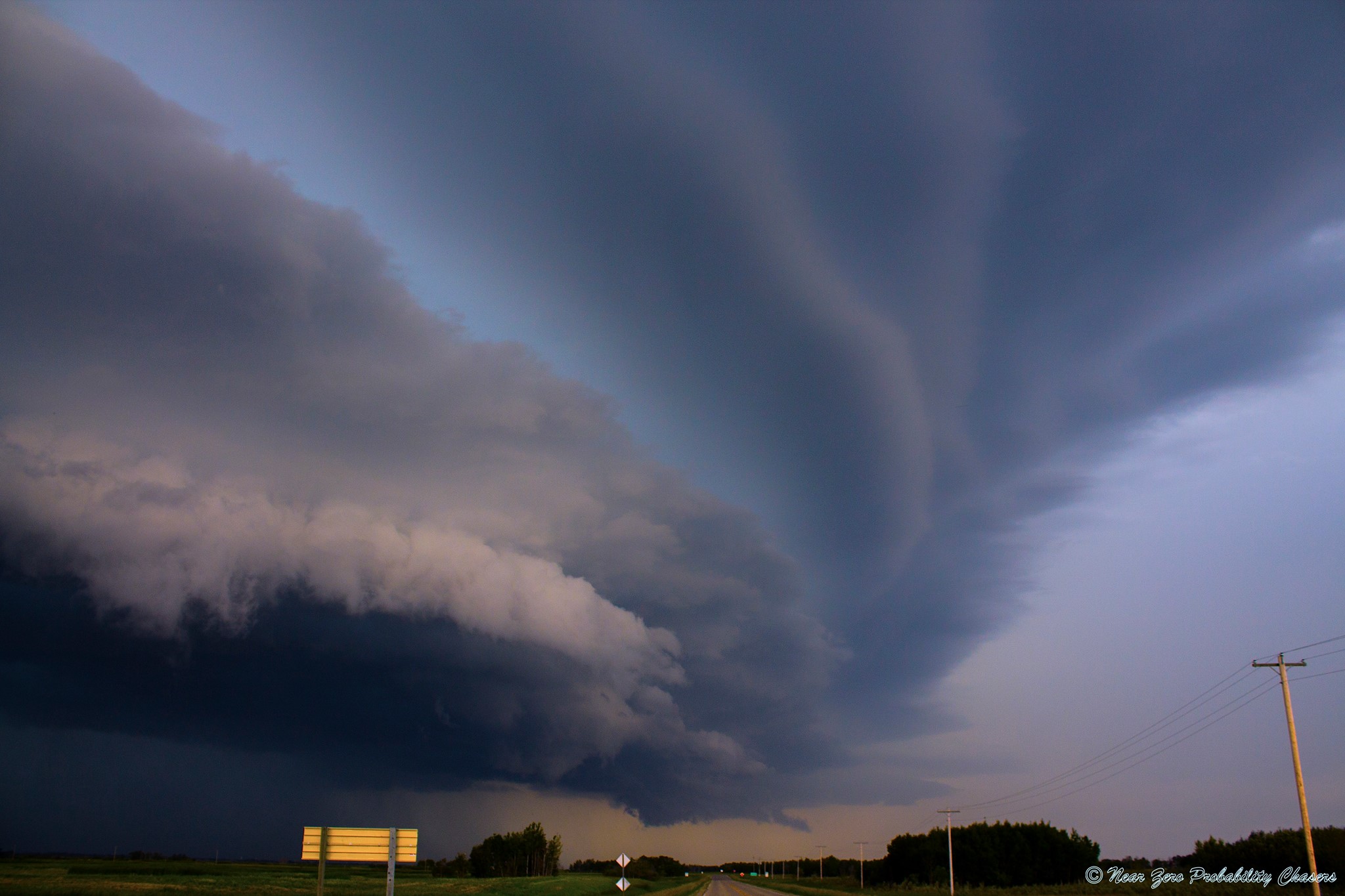 This picture is a good example of why I chase storms and not just tornadoes exclusively. I enjoy the power and the chaotic ingredients that come together to produce a structured, breathing (inflow) and exhaling (outflow) organism in the sky that isn't bound by roads and that is beyond our control. An untamable and yet majestic wild phenomenon of nature that only happens in spring/summer here in the prairies. This day had a near zero probability of a tornado but still was an incredible day that I was able to capture forever. A brief moment in time where nature was at its most violent, spending its energy, and I was able to capture it. Makes me wonder what 2015 has in store for all of us....... This picture is a good example of why I chase storms and not just tornadoes exclusively. I enjoy the power and the chaotic ingredients that come together to produce a structured, breathing (inflow) and exhaling (outflow) organism in the sky that isn't bound by roads and that is beyond our control. An untamable and yet majestic wild phenomenon of nature that only happens in spring/summer here in the prairies. This day had a near zero probability of a tornado but still was an incredible day that I was able to capture forever. A brief moment in time where nature was at its most violent, spending its energy, and I was able to capture it. Makes me wonder what 2015 has in store for all of us.......