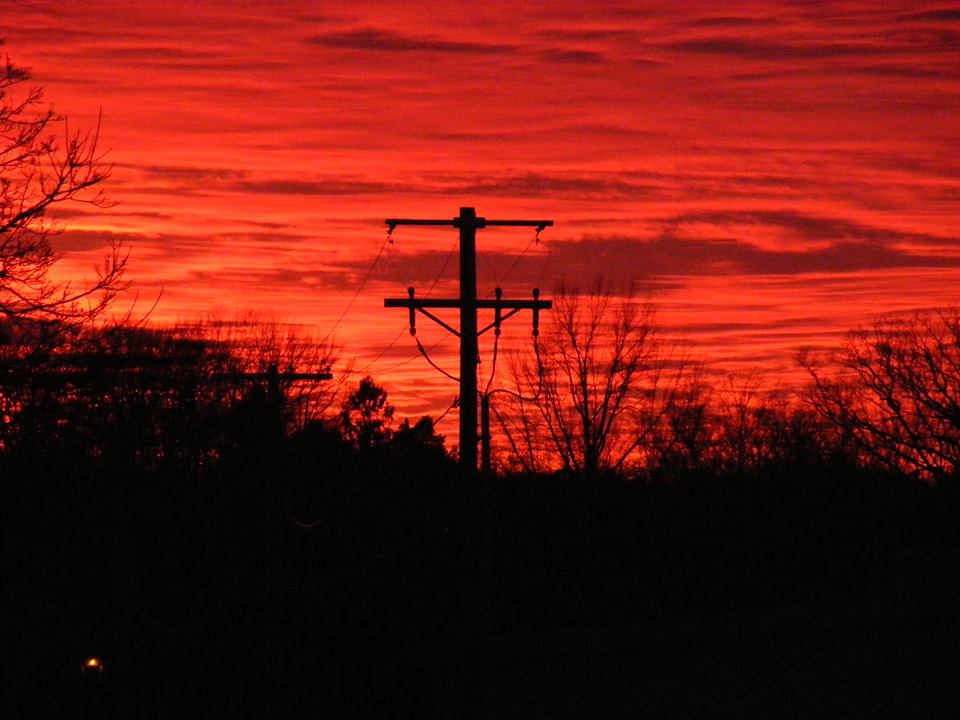 I just wanted to share this spectacular sunset we had here tonight in Mansfield OH. That color was so vibrant. One of God's masterpieces. I just wanted to share this spectacular sunset we had here tonight in Mansfield OH. That color was so vibrant. One of God's masterpieces.