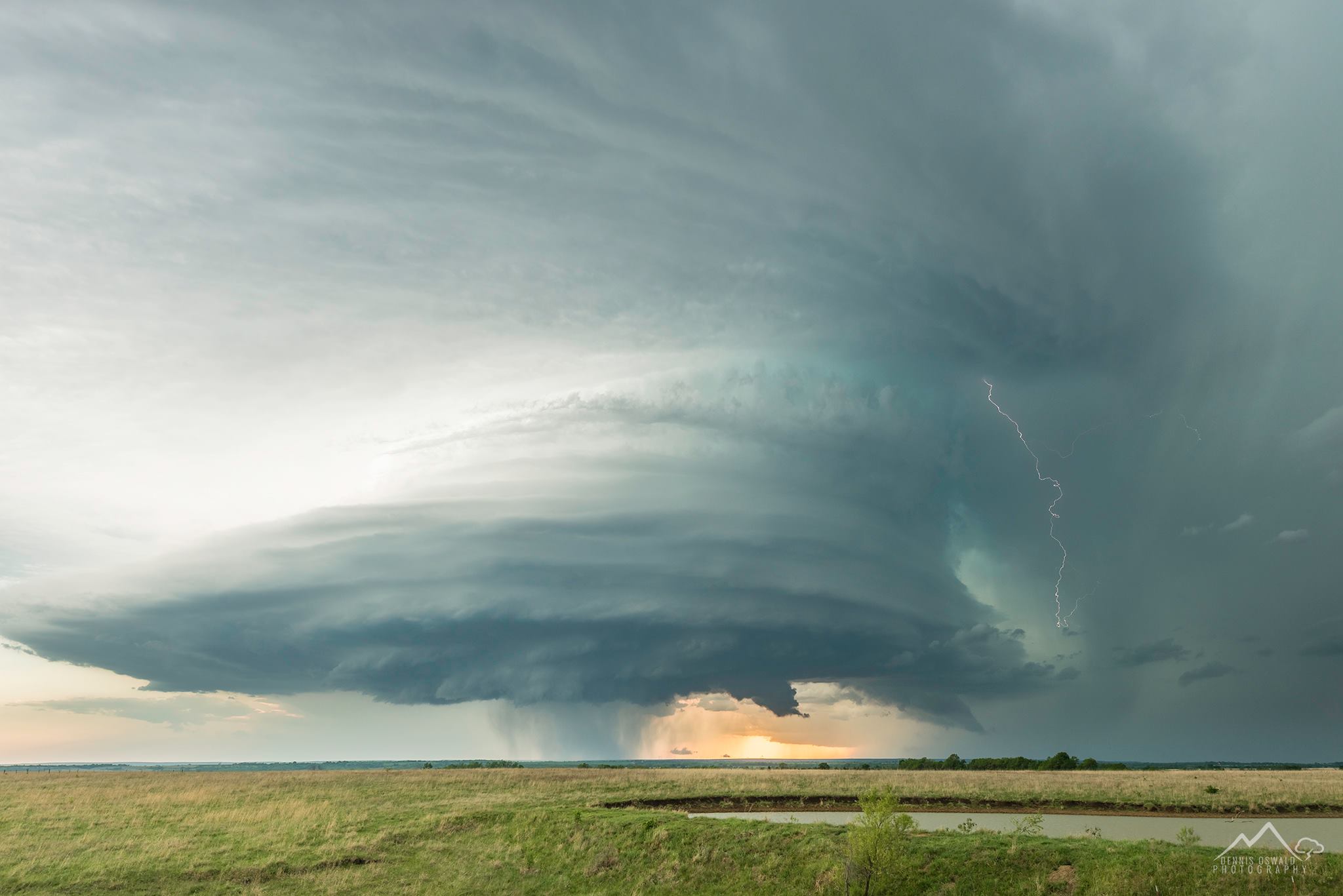 The Howard One" Very nice structured supercell just before sunset a few miles north of Howard,KS on May 10th 2014 The Howard One" Very nice structured supercell just before sunset a few miles north of Howard,KS on May 10th 2014