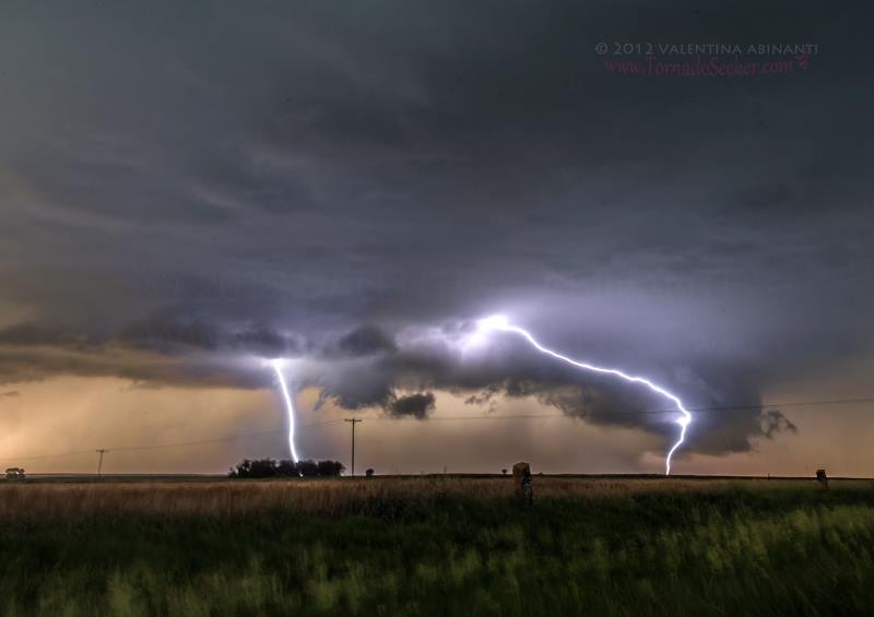 CG lightnings near Russell, Kansas. May 25th 2012. CG lightnings near Russell, Kansas. May 25th 2012.