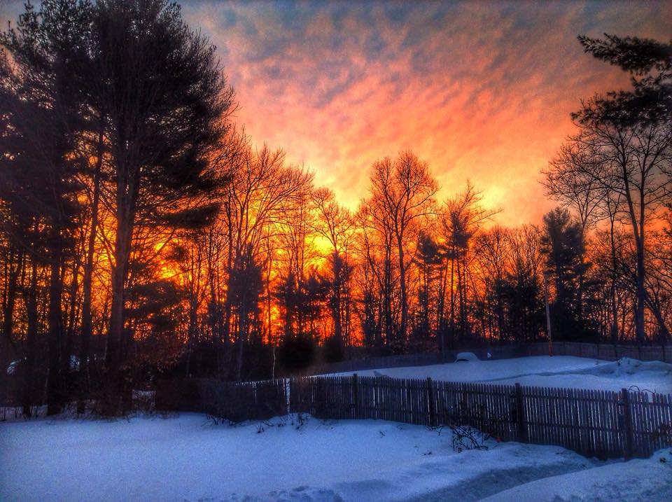 Another pretty sunrise this morning in Another pretty sunrise this morning in